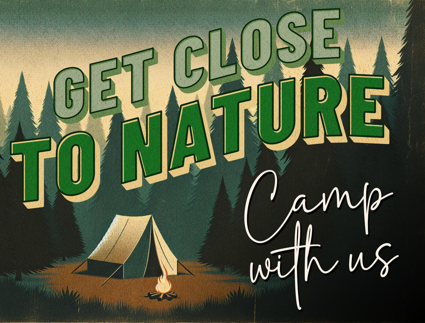 Idlewild Park - Camp With Us Billboard